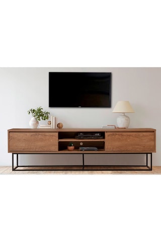 Meuble TV 2 tiroirs Rodez 180 - 180 x 50 x 40 cm