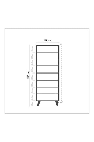 Meuble à chaussures  - 50 x 38 x 128 cm