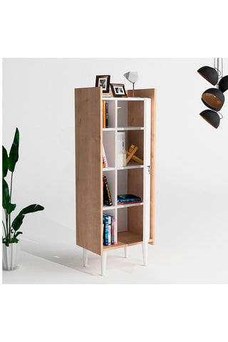 Meuble de salle de bain 1 porte - 50 x 140 x 30 cm