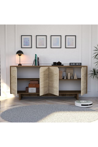 Console 4 portes - 180 x 40 x 80,6 cm