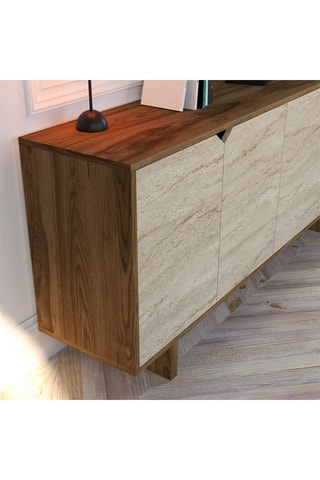 Console 4 portes - 180 x 40 x 80,6 cm