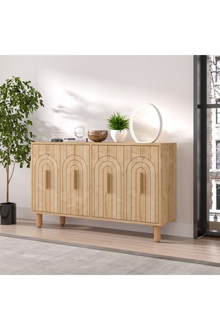 Console 4 portes Tiger - 120 x 73,6 x 29,6 cm