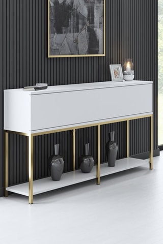 Console 2 abattants - 150 x 80 x 30 cm