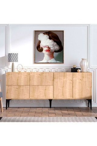 Bahut 6 portes - 180 x 40 x 80 cm