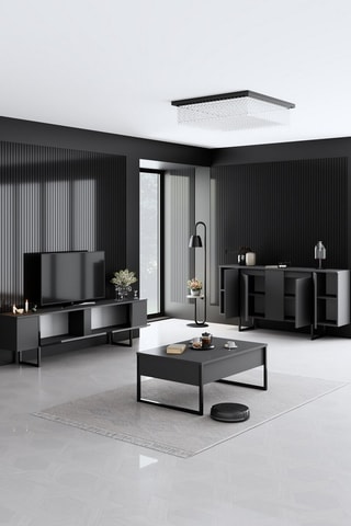 Ensemble meubles de salon - 90 x 39 x 40 / 180 x 50 x 30 / 160 x 80 x 35 cm