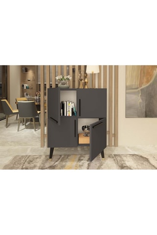 Commode 4 portes Makro  - 70 x 90 x 35 cm