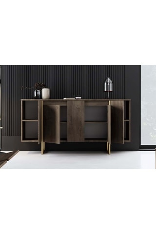 Buffet 4 portes - 160 x 35 x 80 cm