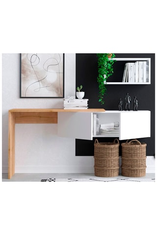 Bureau 2 portes Tiff - 74 x 145 x 45 cm
