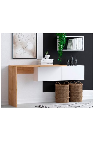 Bureau 2 portes Tiff - 74 x 145 x 45 cm