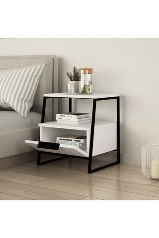 Table de chevet abattant Pal - 45 x 50 x 33 cm