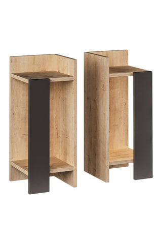 2 tables de chevet - 25 x 60 x 27 cm