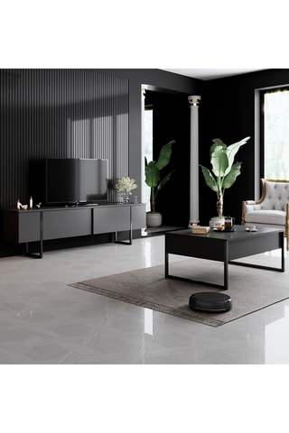 Ensemble salon meuble TV et table basse Luxe Set - 180 x 50 x 30 cm et 90 x 40 x 60 cm