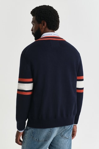 Casaco de malha - Azul-marinho