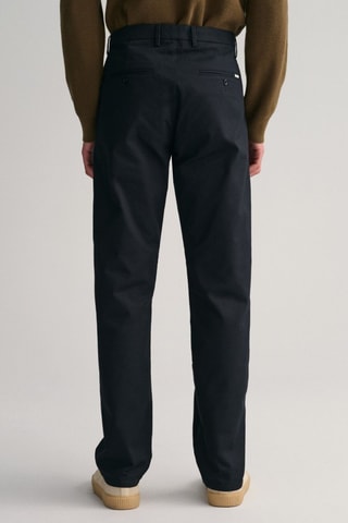 Calças chino regular - Preto