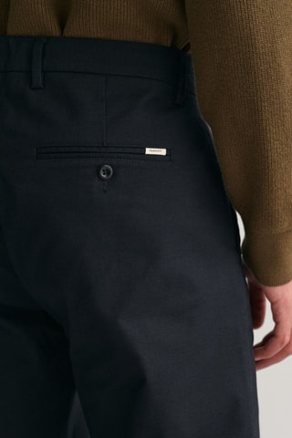 Calças chino regular - Preto