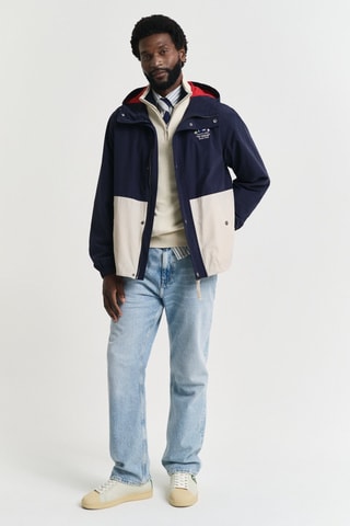 Casaco com capuz - Azul-marinho