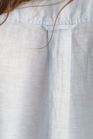 Camisa em linho - Azul-claro