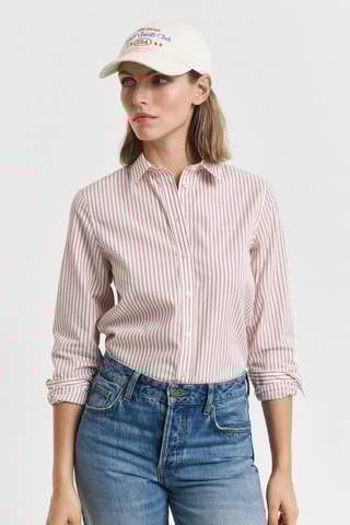 Camisa - Branco e salmão