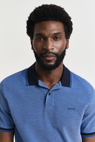 Polo regular - Azul-claro