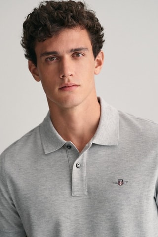 Polo - Cinzento-claro mesclado