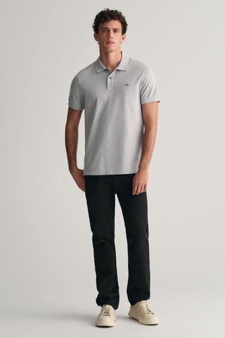 Polo - Cinzento-claro mesclado