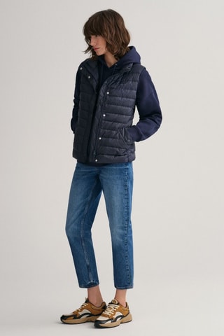 Colete acolchoado regular - Azul-marinho