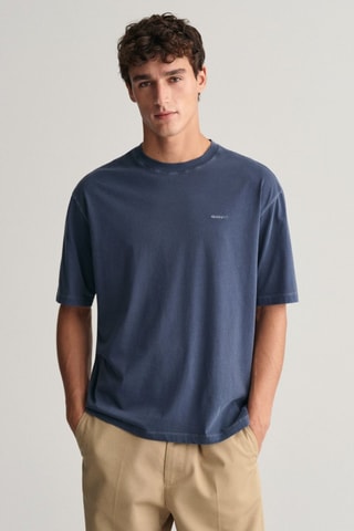 T-shirt relaxed - Azul-marinho