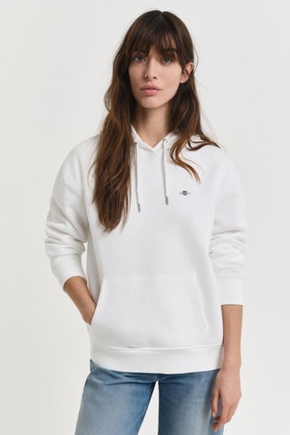 Sweat com capuz - Branco