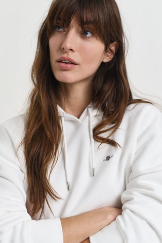 Sweat com capuz - Branco