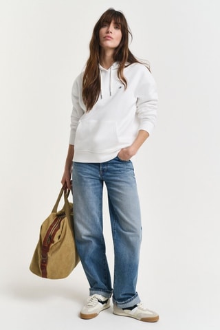 Sweat com capuz - Branco