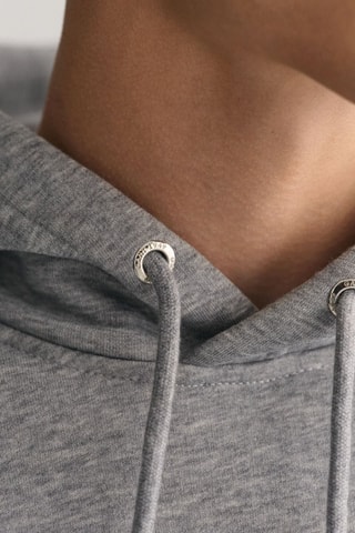 Sweat com capuz - Cinzento mesclado