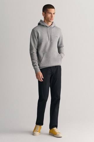 Sweat com capuz - Cinzento mesclado