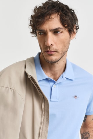 Polo regular - Azul-claro