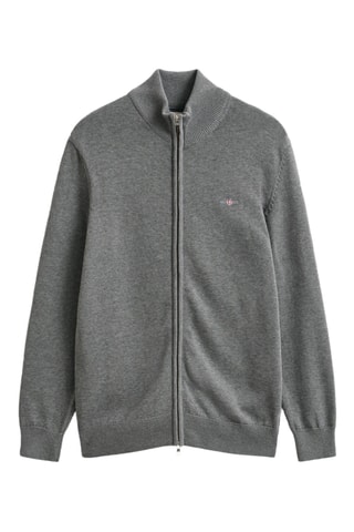 Casaco de malha regular - Cinzento