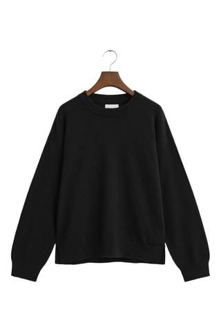 Camisola regular - Preto