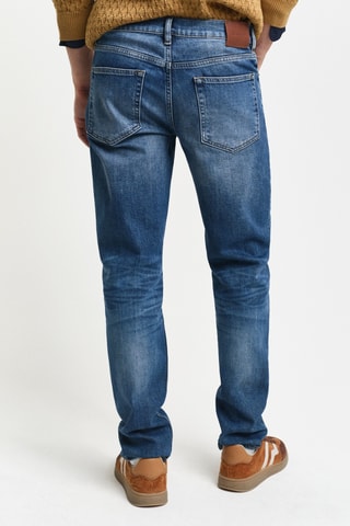 Calças de ganga slim - Azul-claro