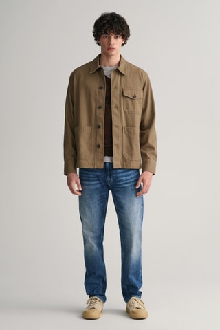 Calças de ganga slim - Azul-claro