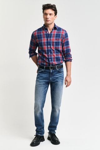 Calças de ganga regular - Azul-claro