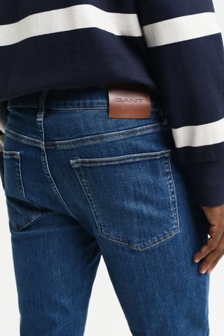 Calças de ganga slim - Azul