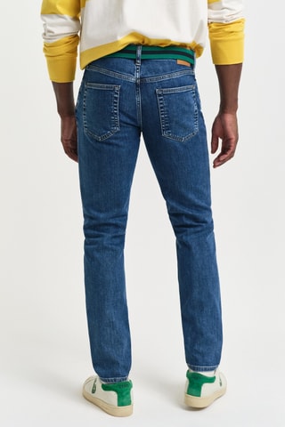 Calças de ganga slim - Azul