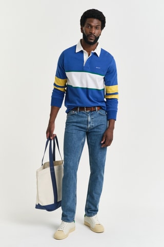 Calças de ganga regular - Azul