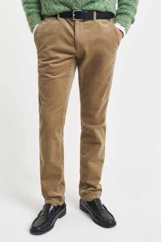 Calças chino slim - Toupeira