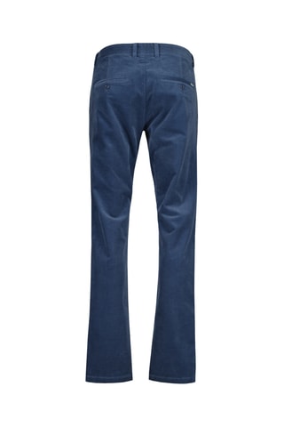 Calças chino slim - Azul-marinho