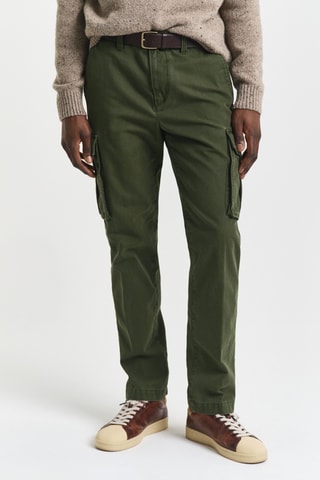 Calças cargo - Verde e caqui