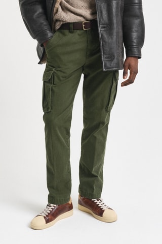 Calças cargo - Verde e caqui