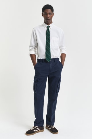 Calças cargo - Azul-marinho