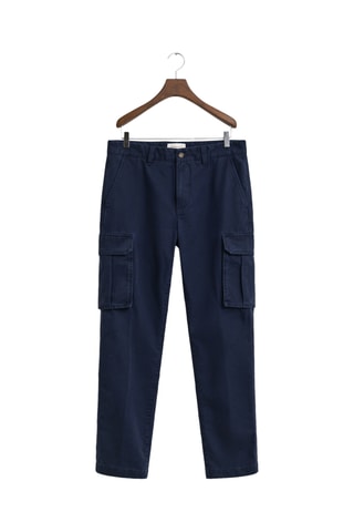 Calças cargo - Azul-marinho