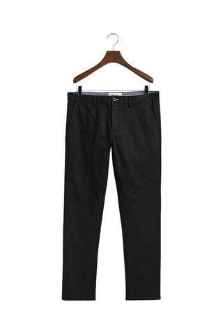 Calças chino slim - Preto