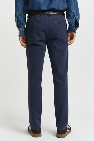 Calças slim - Azul-marinho