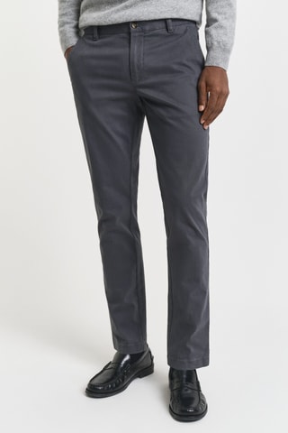 Calças chino slim - Antracite